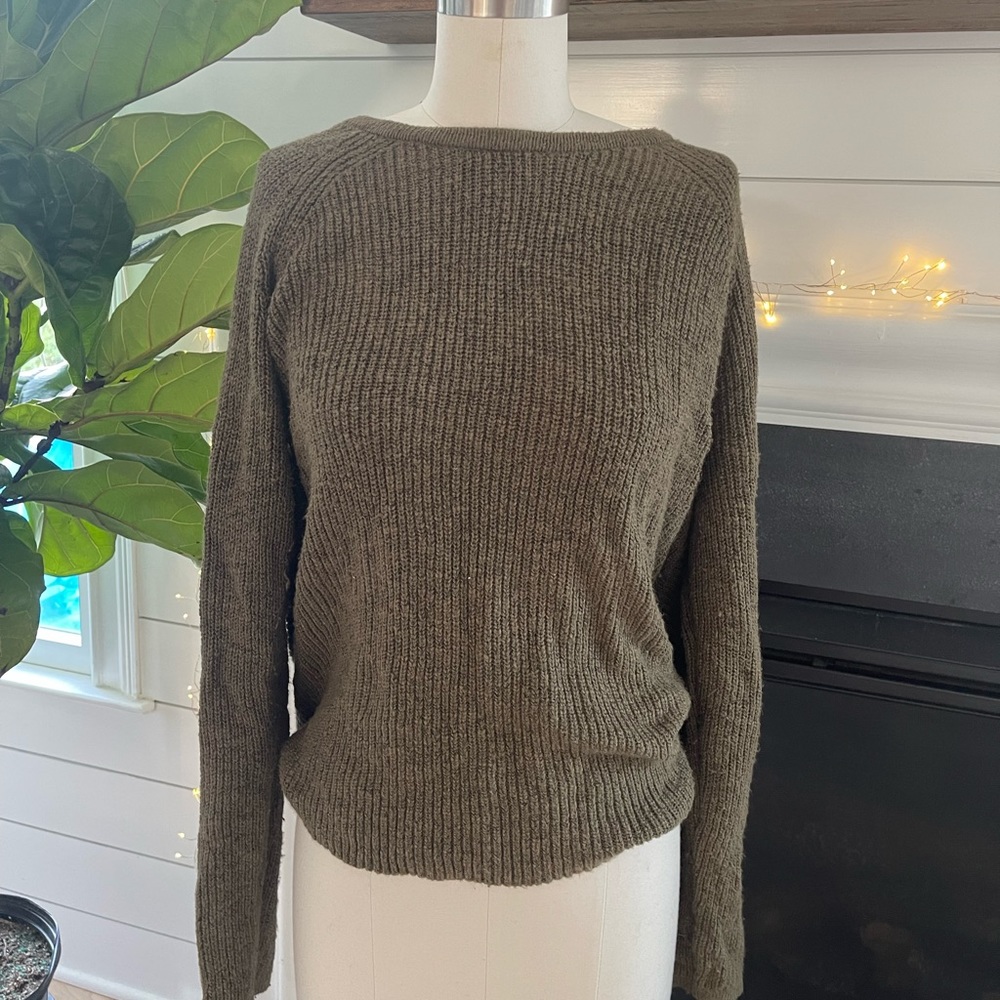 Aerie open back sweater